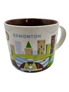 Starbucks Edmonton 2015 You Are Here Series Collection 14oz Coffee Tea Mug Cup